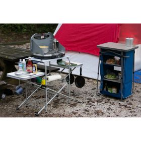 Camp Kitchen Cooking Stand with Three Table Tops