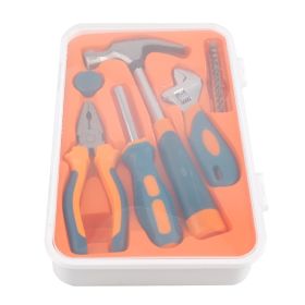 Household Hand Tools kits - 17 Piece by ,Set Includes â€“ Hammer, Wrench,Screwdriver Set, Pliers (Tool Kit for the Home, Office, or Car)