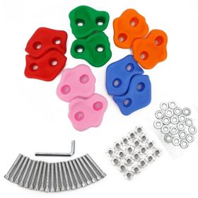 Wall Rock Jungle 10 Pieces Rock Climbing Kit Set with Mounting Screws