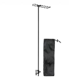 Portable Camping Hanging Rack Camping Light Table Stand Outdoor Lantern Hanging Stand Foldable Lamp Support Stand Camping Parts (Ships From: China, Color: bolt)