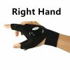 Outdoor Fishing Magic Strap Fingerless Gloves LED Flashlight Torch Cover Survival Camping Hiking Cycling Rescue Tool Gloves