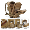 Military 3P Tactical 45L Backpack | Army 3 Day Assault Pack | Molle Bag Rucksack | Range Bag